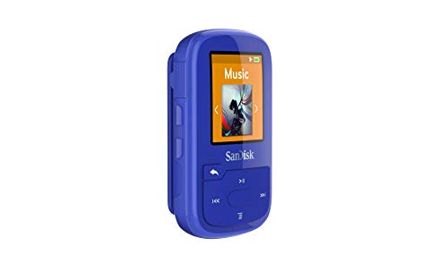 SanDisk Clip Clip Sport Plus - Reproductor MP3 , 16GB, Azul SanDisk Clip Clip Sport Plus - Reproductor MP3 , 16GB, Azul