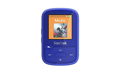 SanDisk Clip Clip Sport Plus - Reproductor MP3 , 16GB, Azul SanDisk Clip Clip Sport Plus - Reproductor MP3 , 16GB, Azul