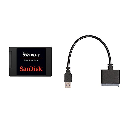 SanDisk Plus - Disco sólido interno de 480 GB + Kit de actualización SanDisk SSD para notebook SanDisk Plus - Disco sólido interno de 480 GB + Kit de actualización SanDisk SSD para notebook