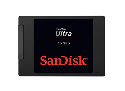 SanDisk Ultra 3D - SSD con hasta 550 MB/s de velocidad de lectura, hasta 525 MB/s de velocidad de escritura, 250 GB