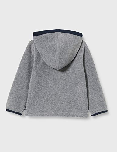 Sanetta Fleecejacke Grey Mel. con Esta Chaqueta de Forro Polar Kidswear en Color Gris, Cada niño se convertirá en un Gran héroe, Clásico para Niños