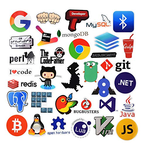 Sanmatic Lote 108Pcs Adhesivos para Ordenador Portátil para el Lenguaje de Programación Desarrollador Comprennent Logo Pegatina,C + +,Python,Linux,Swift,Los Piratas Informáticos,Les Geeks,Les Codeur Sanmatic Lote 108Pcs Adhesivos para Ordenador Portátil para el Lenguaje de Programación Desarrollador Comprennent Logo Pegatina,C + +,Python,Linux,Swift,Los Piratas Informáticos,Les Geeks,Les Codeur
