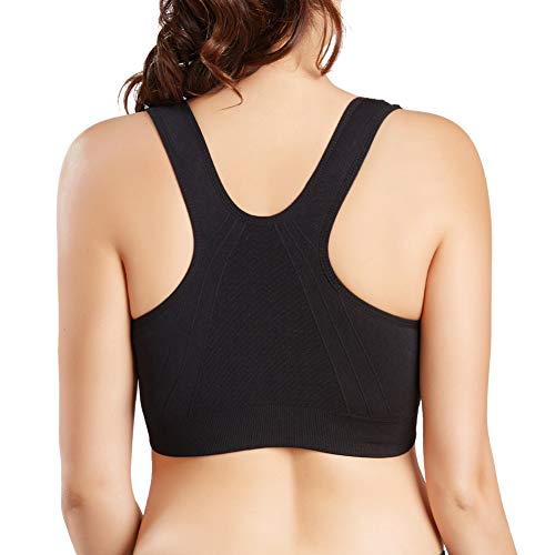 SANMIO Sujetadores Deportivos para Mujer, Sujetador Deportivo Bustier para Mujer, Hombros aAbiertos, Yoga para Hacer Ejercicio Deportes de Impacto Medio para Ciclismo, Trotar, Boxeo SANMIO Sujetadores Deportivos para Mujer, Sujetador Deportivo Bustier para Mujer, Hombros aAbiertos, Yoga para Hacer Ejercicio Deportes de Impacto Medio para Ciclismo, Trotar, Boxeo
