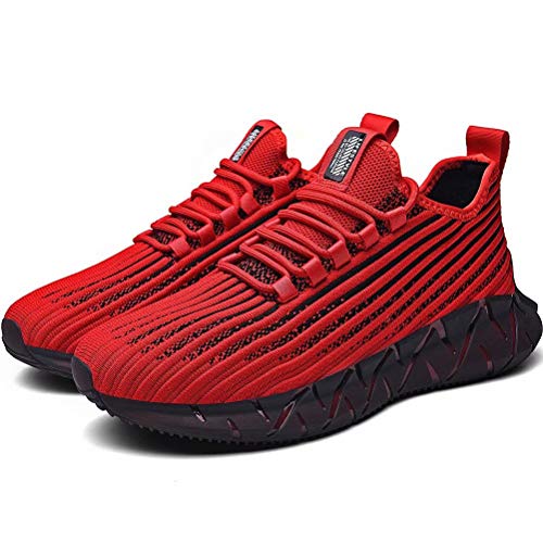 SANNAX Hombre Zapatos para Correr Zapatillas de Deporte de Moda Casual Sneakers Calzado Deportivo Zapatos Transpirables para Gimnasio Caminar Trotar