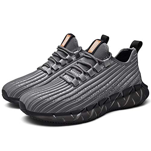 SANNAX Hombre Zapatos para Correr Zapatillas de Deporte de Moda Casual Sneakers Calzado Deportivo Zapatos Transpirables para Gimnasio Caminar Trotar