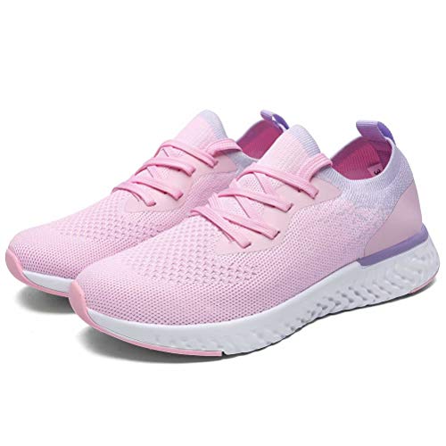 SANNAX Zapatos Mujer Zapatillas Casuales Zapatos Planos Correr Gimnasio Sneakers Zapatillas Deportivas Transpirables Cómoda SANNAX Zapatos Mujer Zapatillas Casuales Zapatos Planos Correr Gimnasio Sneakers Zapatillas Deportivas Transpirables Cómoda