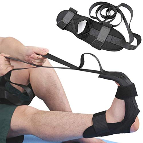 SANON Cinturón de Estiramiento de Ligamentos Correa de Estiramiento de Rehabilitación de Yoga Suave Y Duradera para Ejercicios de Gimnasia de Taekwondo de Ballet con Bucles Ajustables SANON Cinturón de Estiramiento de Ligamentos Correa de Estiramiento de Rehabilitación de Yoga Suave Y Duradera para Ejercicios de Gimnasia de Taekwondo de Ballet con Bucles Ajustables