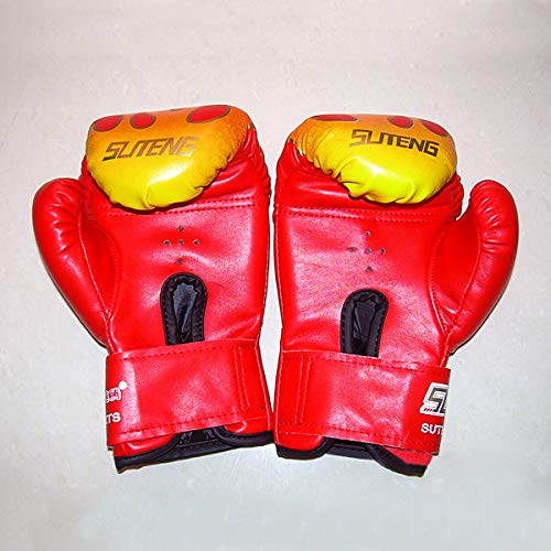 SANON Guantes de Boxeo para Entrenamiento Niños Niños Guantes de Boxeo Guantes de Entrenamiento PU Entrenamiento de Artes Marciales MMA para Hombres Y Mujeres de 3 a 12 Años