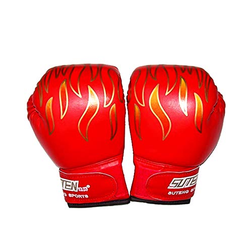 SANON Guantes de Boxeo para Entrenamiento Niños Niños Guantes de Boxeo Guantes de Entrenamiento PU Entrenamiento de Artes Marciales MMA para Hombres Y Mujeres de 3 a 12 Años