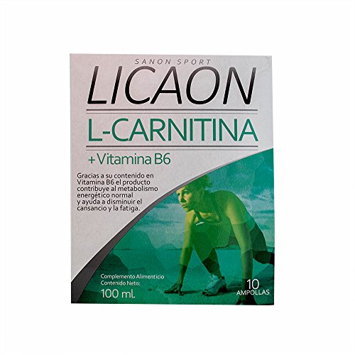 SANON - SANON SPORT LICAON L-Carnitina + Vitamina B6 10 ampollas de 10 ml