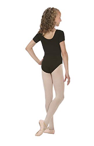 Sansha Maggy - Maillot de manga corta para niña, color negro, tamaño 150 cm Sansha Maggy - Maillot de manga corta para niña, color negro, tamaño 150 cm
