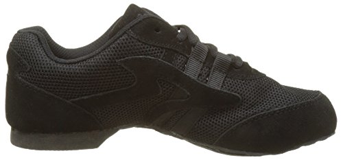 Sansha V931M Salsette 1, Zapatillas de Baile Mujer, Negro (Noir), 12