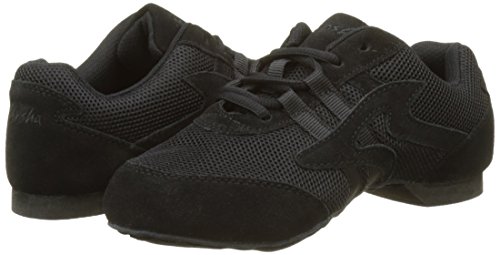 Sansha V931M Salsette 1, Zapatillas de Baile Mujer, Negro (Noir), 12