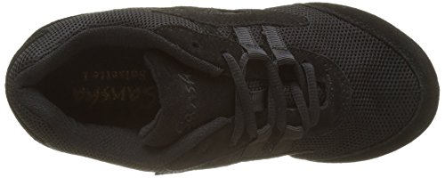 Sansha V931M Salsette 1, Zapatillas de Baile Mujer, Negro (Noir), 12