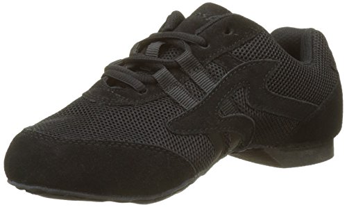 Sansha V931M Salsette 1, Zapatillas de Baile Mujer, Negro (Noir), 12