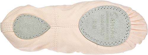 Sansha Zapatillas de ballet unisex de lona con suela de piel dividida para niños y adultos Tutú Split 5C (rosa claro, color Rosa, talla 36 2/3 EU Sansha Zapatillas de ballet unisex de lona con suela de piel dividida para niños y adultos Tutú Split 5C (rosa claro, color Rosa, talla 36 2/3 EU