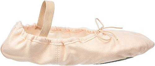 Sansha Zapatillas de ballet unisex de lona con suela de piel dividida para niños y adultos Tutú Split 5C (rosa claro, color Rosa, talla 36 2/3 EU