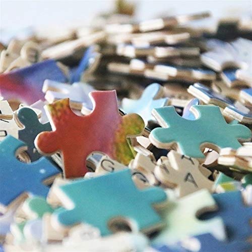 SANSHUI Jigsaw Puzzle Catedral Paisaje Serie Adulto Niños Educativa Educativa Educativa Juguete De Madera 500-6000 Pieza 0107 (Color : No partition, Size : 4000 Pieces)