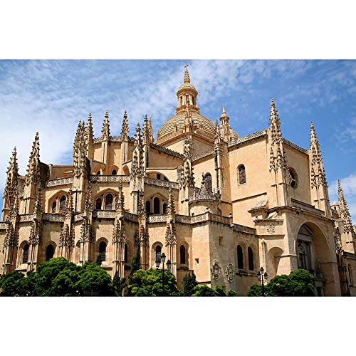 SANSHUI Jigsaw Puzzle Catedral Paisaje Serie Adulto Niños Educativa Educativa Educativa Juguete De Madera 500-6000 Pieza 0107 (Color : No partition, Size : 4000 Pieces)