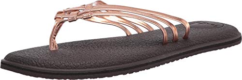Sanuk Yoga Salty, Chanclas para Mujer, Cobre, 5 UK Sanuk Yoga Salty, Chanclas para Mujer, Cobre, 5 UK