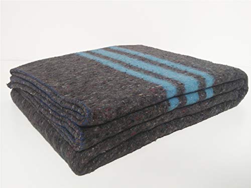 Sanz Marti - Mantas Mudanzas 140x200 Gruesas Fabricadas en España - Pack 2 Mantas - Azul Sanz Marti - Mantas Mudanzas 140x200 Gruesas Fabricadas en España - Pack 2 Mantas - Azul