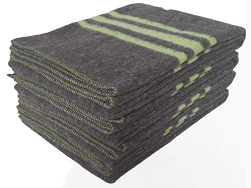 Sanz Marti - Mantas Mudanzas 140x200 gruesas Fabricadas en España - pack 4 mantas - verde Sanz Marti - Mantas Mudanzas 140x200 gruesas Fabricadas en España - pack 4 mantas - verde