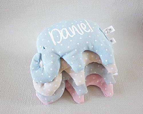 Saquito térmico de semillas"elefante", para bebé y personalizado. Nuestro saco térmico es ideal para aliviar los cólicos, calentar la cuna y relajar al recién nacido. Regalo original y hecho a mano