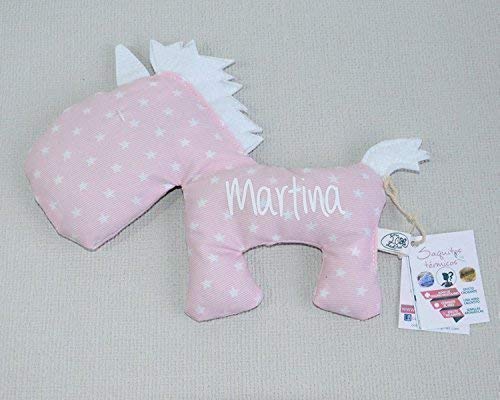 Saquito térmico de semillas"unicornio", para bebé y personalizado. Nuestro saco térmico es ideal para aliviar los cólicos, calentar la cuna y relajar al recién nacido. Regalo original y hecho a mano