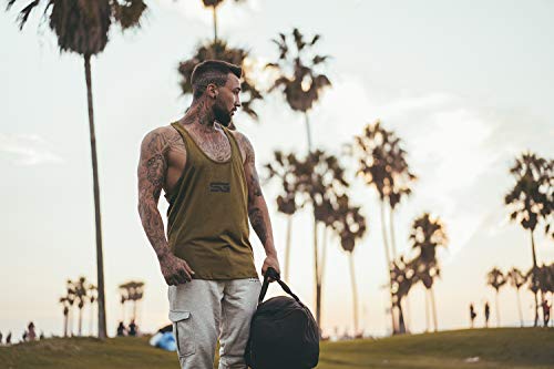 Satire Gym Camiseta Stringer para Hombre - Ropa Deportiva Funcional - Adecuada para Workout, Entrenamiento - Camiseta de Tirantes (Verde Oliva monteado, M) Satire Gym Camiseta Stringer para Hombre - Ropa Deportiva Funcional - Adecuada para Workout, Entrenamiento - Camiseta de Tirantes (Verde Oliva monteado, M)