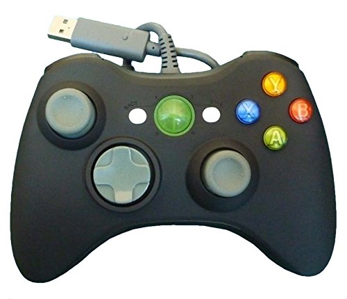 SATKIT Mando con cable XBOX 360 *Compatible* NEGRO