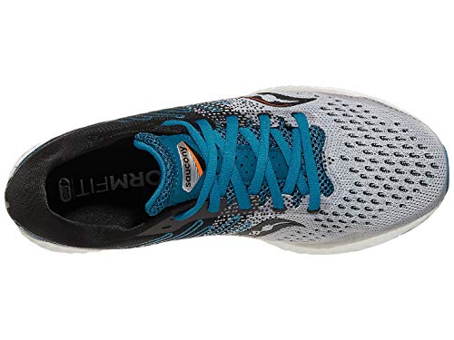 Saucony Freedom 03 Zapatilla para Correr en Carretera o Camino de Tierra Ligero con Soporte Neutral para Hombre Gris Azul 45 EU