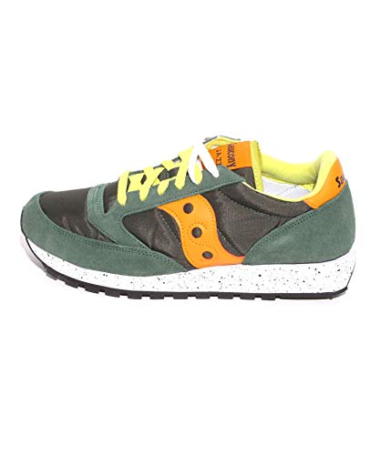 Saucony Jazz 414 Green/orange Scarpe Sneaker Uomo 2044-414