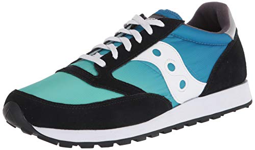 Saucony Jazz Fade Black/Blue/Green, Zapatillas de Atletismo Unisex Adulto, 42.5 EU