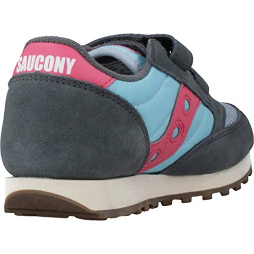 Saucony Jazz Ori Vintage, Zapatillas para Niñas, Azul (Azul Y Rosa 6), 33.5 EU