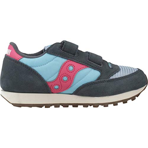 Saucony Jazz Ori Vintage, Zapatillas para Niñas, Azul (Azul Y Rosa 6), 33.5 EU