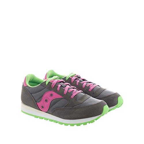 Saucony Jazz Original Gry/Pnk/Grn, Sneakers Stringata (35.5 EU) Saucony Jazz Original Gry/Pnk/Grn, Sneakers Stringata (35.5 EU)