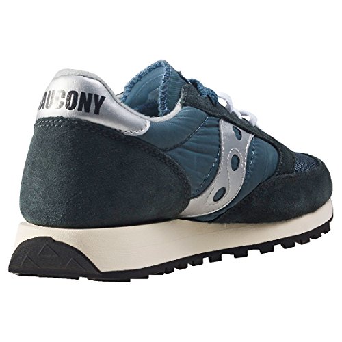 Saucony Jazz Original Vintage, Zapatillas de Cross Unisex Adulto, Azul (Blue/Navy/Silver 4), 45 EU Saucony Jazz Original Vintage, Zapatillas de Cross Unisex Adulto, Azul (Blue/Navy/Silver 4), 45 EU