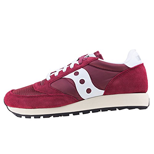 Saucony Jazz Original Vintage, Zapatillas de Cross Unisex Adulto, Morado (Burgundy/White 11), 44 EU Saucony Jazz Original Vintage, Zapatillas de Cross Unisex Adulto, Morado (Burgundy/White 11), 44 EU