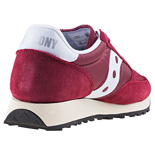 Saucony Jazz Original Vintage, Zapatillas de Cross Unisex Adulto, Morado (Burgundy/White 11), 44 EU