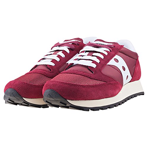 Saucony Jazz Original Vintage, Zapatillas de Cross Unisex Adulto, Morado (Burgundy/White 11), 44 EU