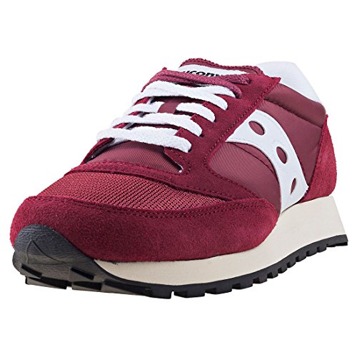 Saucony Jazz Original Vintage, Zapatillas de Cross Unisex Adulto, Morado (Burgundy/White 11), 44 EU