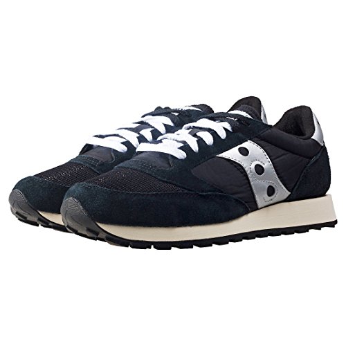 Saucony Jazz Original Vintage, Zapatillas de Cross Unisex Adulto, Negro (Black/White), 41 EU