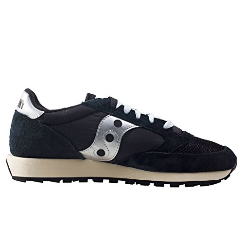 Saucony Jazz Original Vintage, Zapatillas de Cross Unisex Adulto, Negro (Black/White), 41 EU