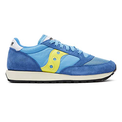 Saucony Jazz Original Vintage, Zapatillas para Hombre, Azul (Blue/Yellow 46), 42 EU Saucony Jazz Original Vintage, Zapatillas para Hombre, Azul (Blue/Yellow 46), 42 EU