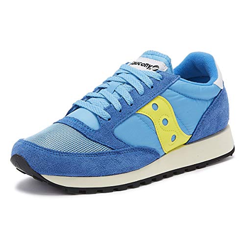 Saucony Jazz Original Vintage, Zapatillas para Hombre, Azul (Blue/Yellow 46), 42 EU Saucony Jazz Original Vintage, Zapatillas para Hombre, Azul (Blue/Yellow 46), 42 EU
