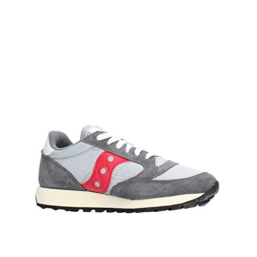 Saucony Jazz Original Vintage, Zapatillas para Hombre, Gris (Grey/Red 55), 42.5 EU