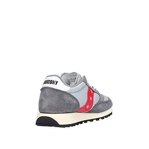 Saucony Jazz Original Vintage, Zapatillas para Hombre, Gris (Grey/Red 55), 42.5 EU