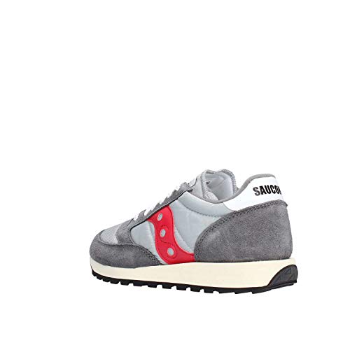 Saucony Jazz Original Vintage, Zapatillas para Hombre, Gris (Grey/Red 55), 42.5 EU