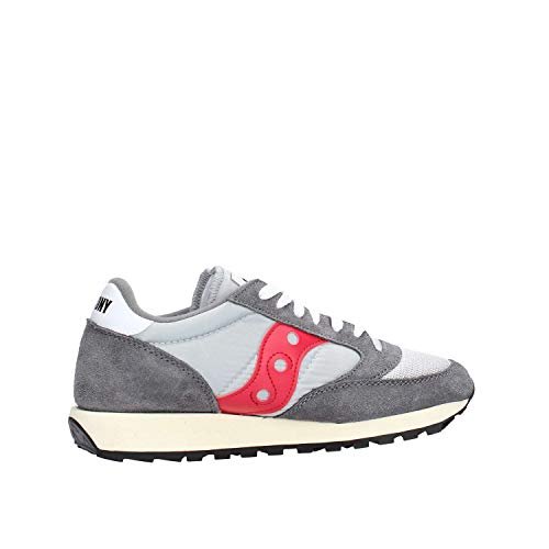 Saucony Jazz Original Vintage, Zapatillas para Hombre, Gris (Grey/Red 55), 42.5 EU