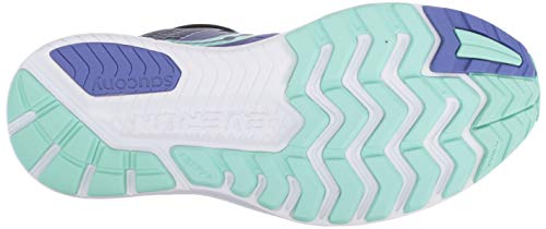Saucony Ride ISO, Zapatillas de Entrenamiento Mujer, Morado (Violet/Black/Aqua 035), 37 EU